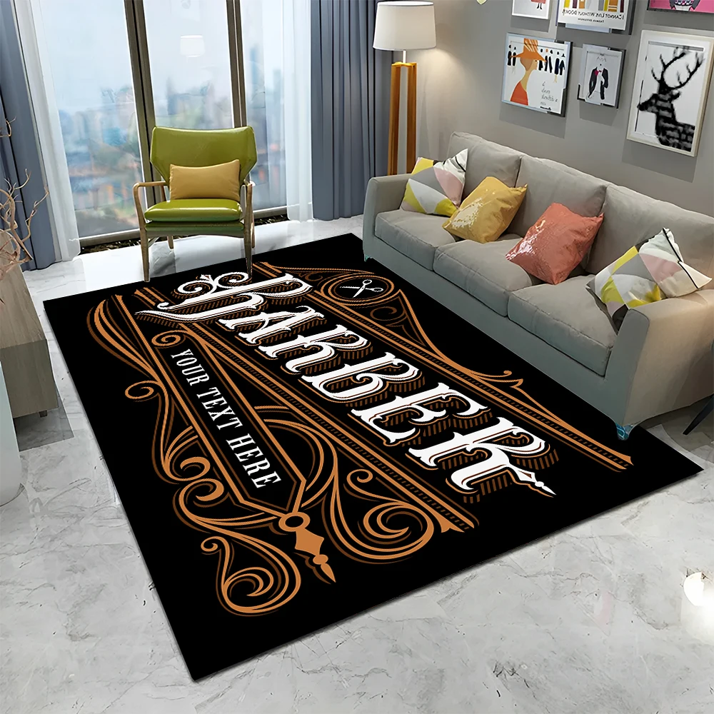 Home Decor Online Shopping - 3D 바버샵 해골 빈티지 간판 HD