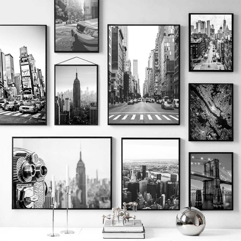Home Decor Essentials - 뉴욕시 캔버스 회화 포스터 및 인쇄물