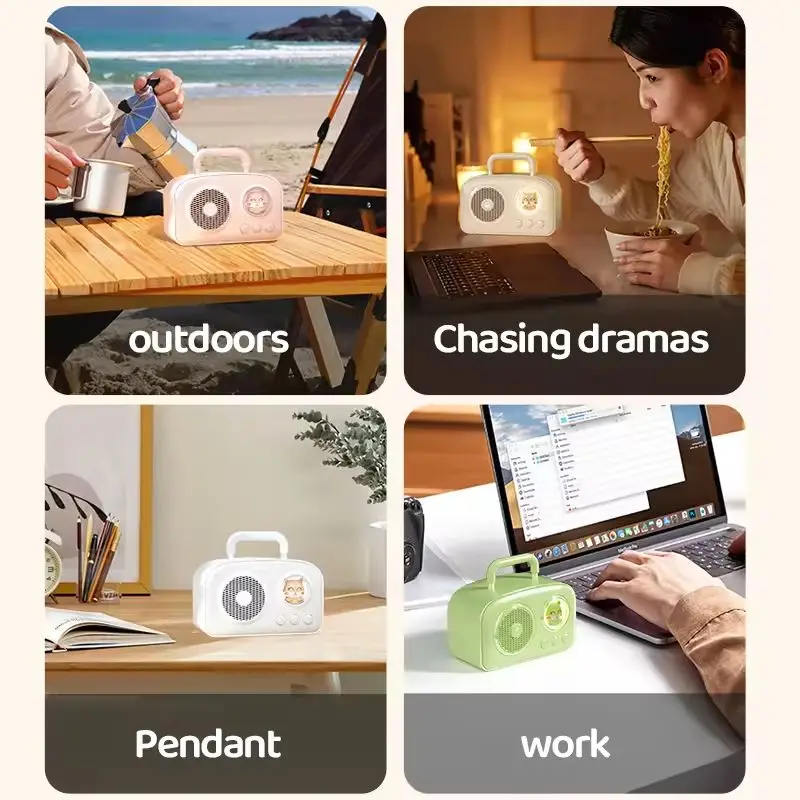 새로운 미니 레트로 무선 블루투스 스피커 만화 IP 우 - Home Decor Range 리뷰 및 가격