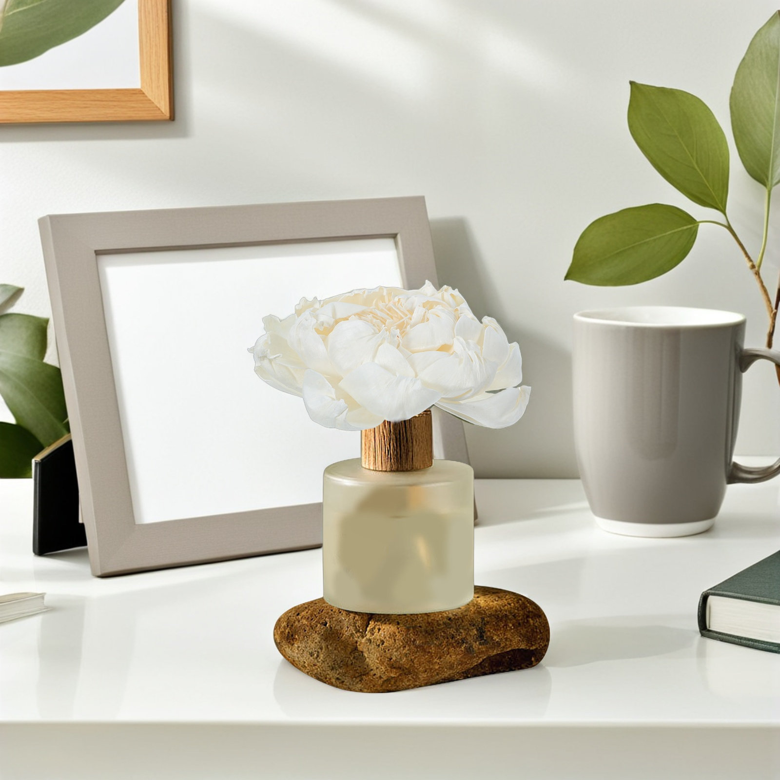 모란꽃 향 디퓨저 12cm 인조 모란꽃 향기로운 장식용 - Home Decor Essentials 리뷰 및 가격
