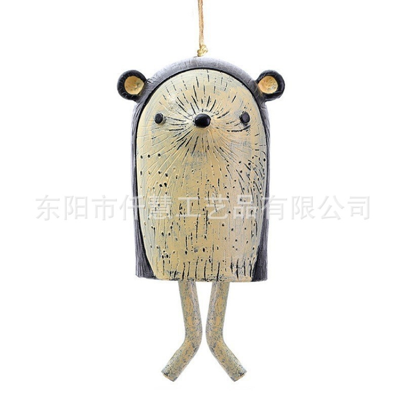레진 곰 풍경 종소리 장식품, 보헤미안 스타일 수제 정 - Boho Wind Chimes 리뷰 및 가격