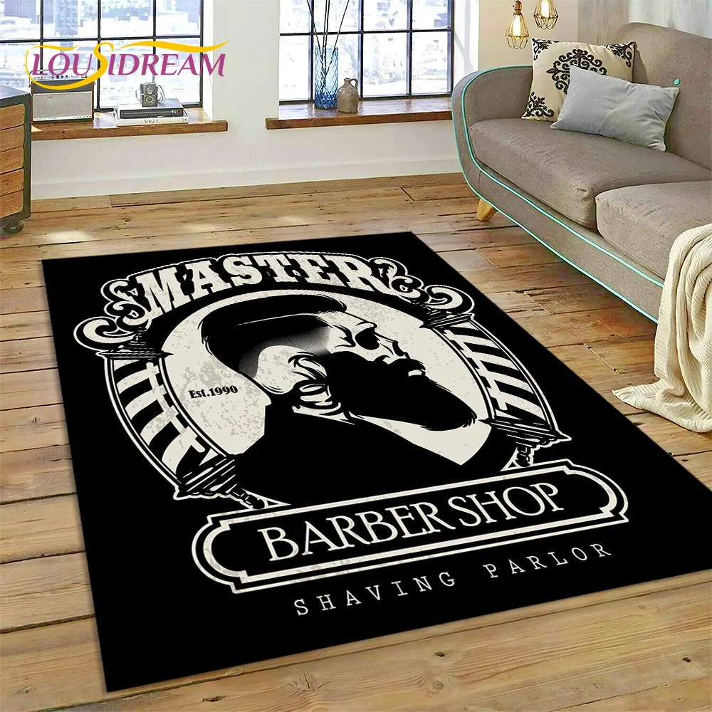 패션 이발소 로고 해골 빈티지 러그 카펫 거실 침실 장 - Home Decor Online Shopping 리뷰 및 가격