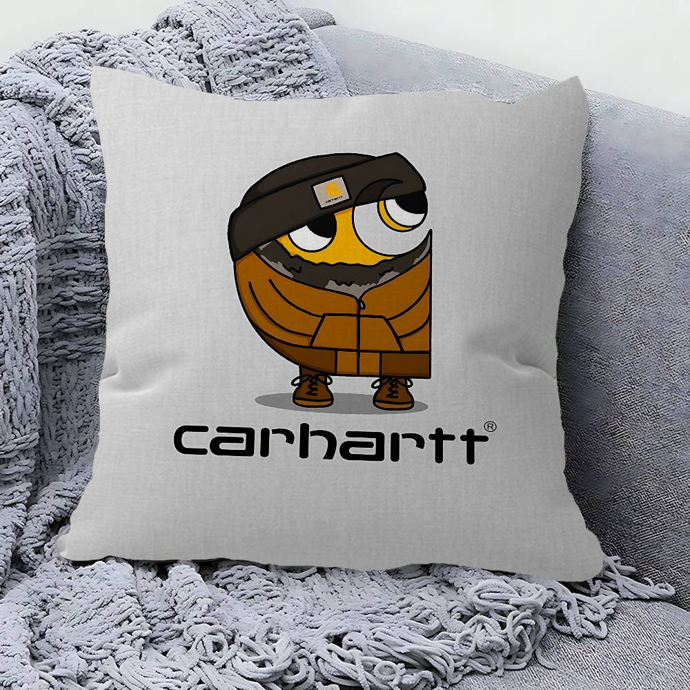 C-Carharttes 로고 메이플 디자인 쿠션 커버  - Home Decor Logo Design 리뷰 및 가격