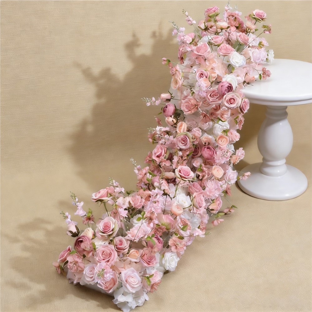 Uflower 조화 꽃줄 장식 웨딩 장식 꽃 배경 테이 - Home Decor Event 리뷰 및 가격