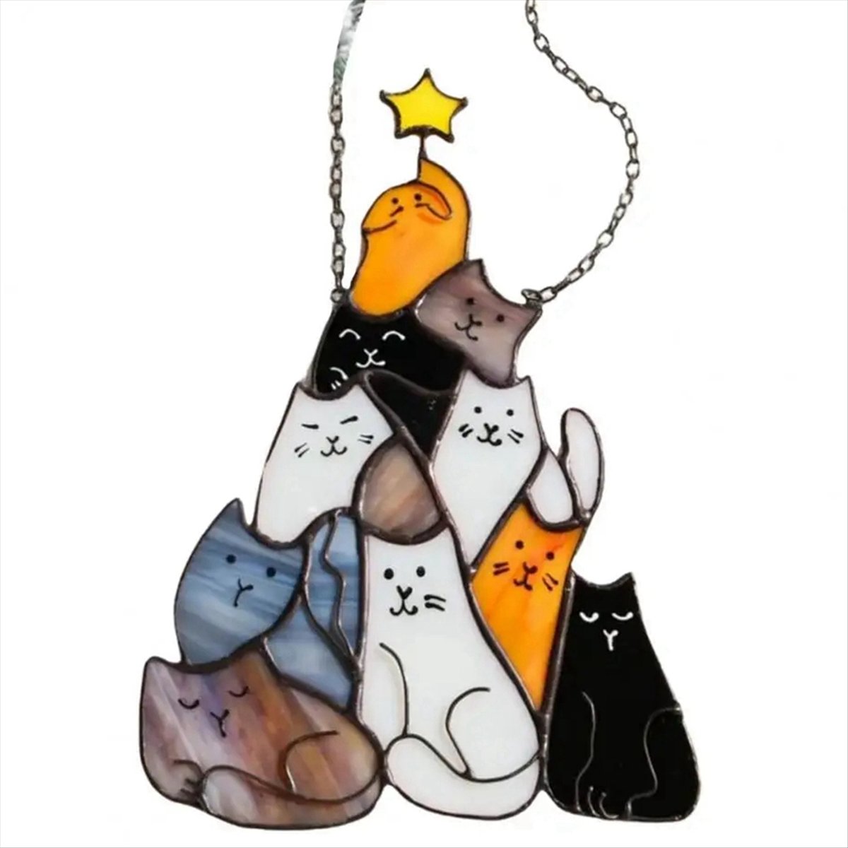[N84R] 고양이 썬캐쳐 아크릴 스태킹 새끼 고양이  - Home Decor Cat 리뷰 및 가격