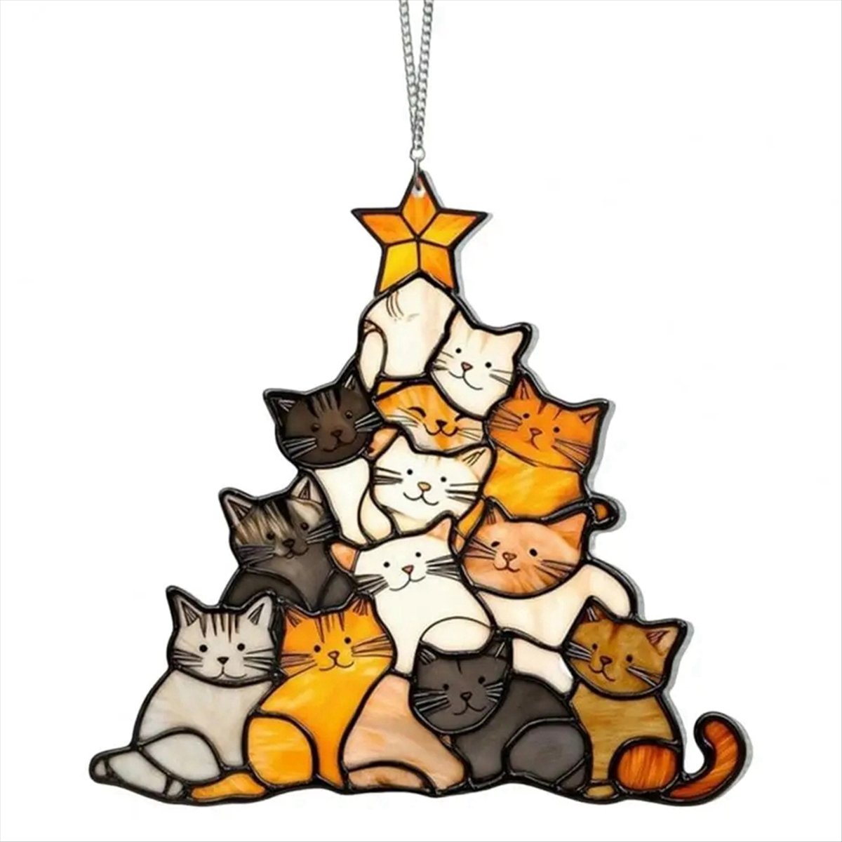 [N84R] 고양이 썬캐쳐 아크릴 스태킹 새끼 고양이  - Home Decor Cat 리뷰 및 가격