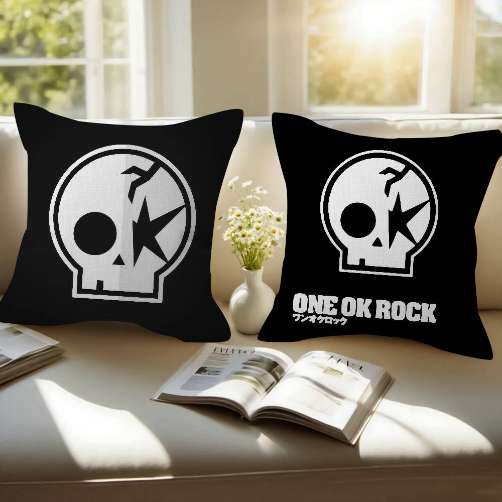 ONE OK ROCK 로고 베개 커버 디자인 쿠션 커버 - Home Decor Logo Design 리뷰 및 가격