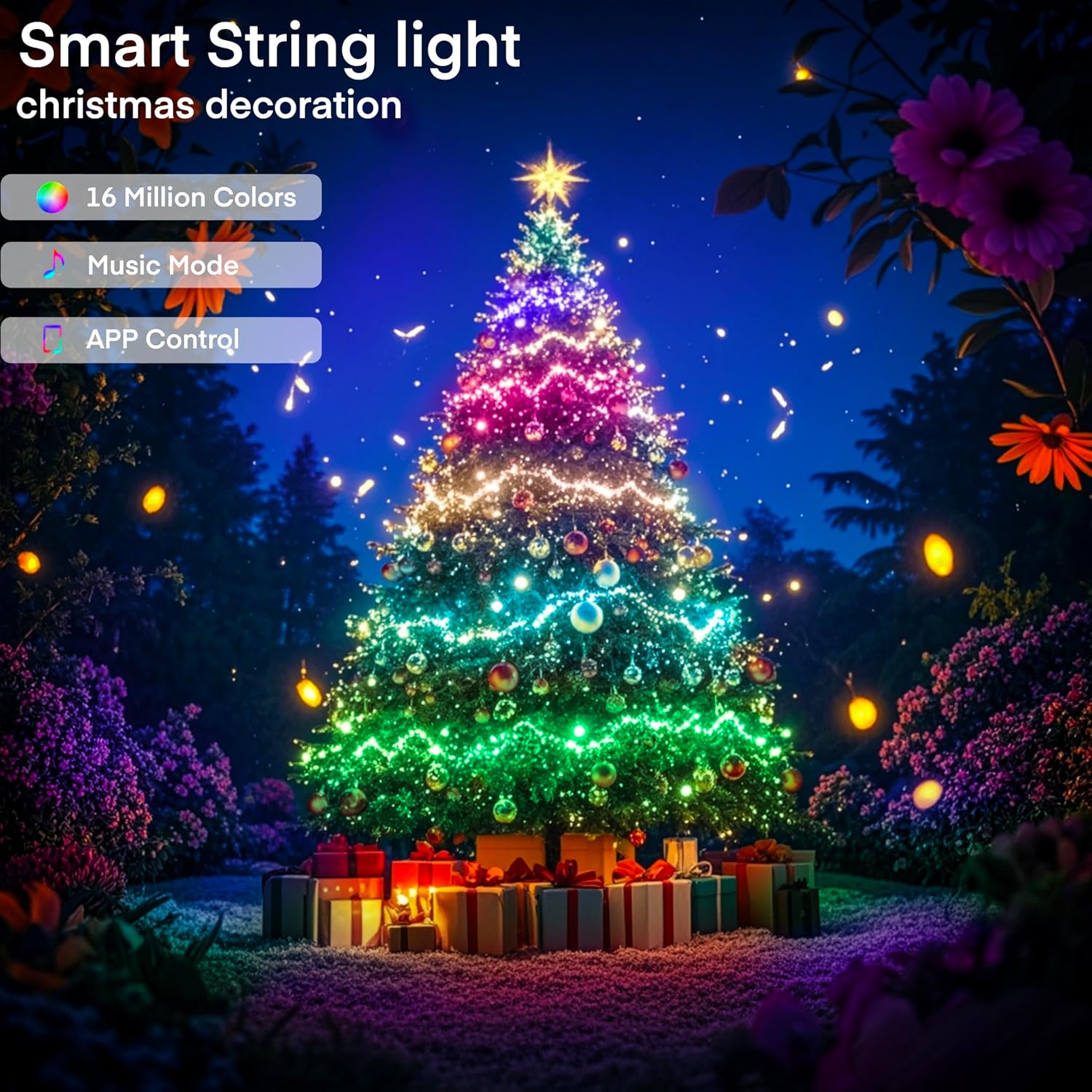 WS2812B RGBIC LED 스트링 조명 5V US - Home Decor App Free 리뷰 및 가격