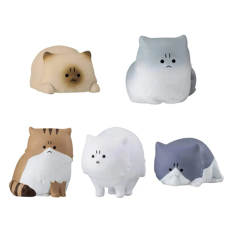 반다이 가샤폰 화난 고양이 피규어 미니 귀여운 동물 모 - Home Decor Cat 리뷰 및 가격
