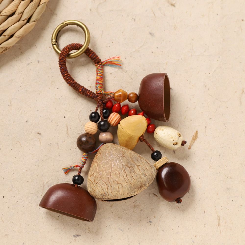 사운드 힐링 천연 과일 껍질 키체인 보헤미안 스타일 D - Boho Wind Chimes 리뷰 및 가격