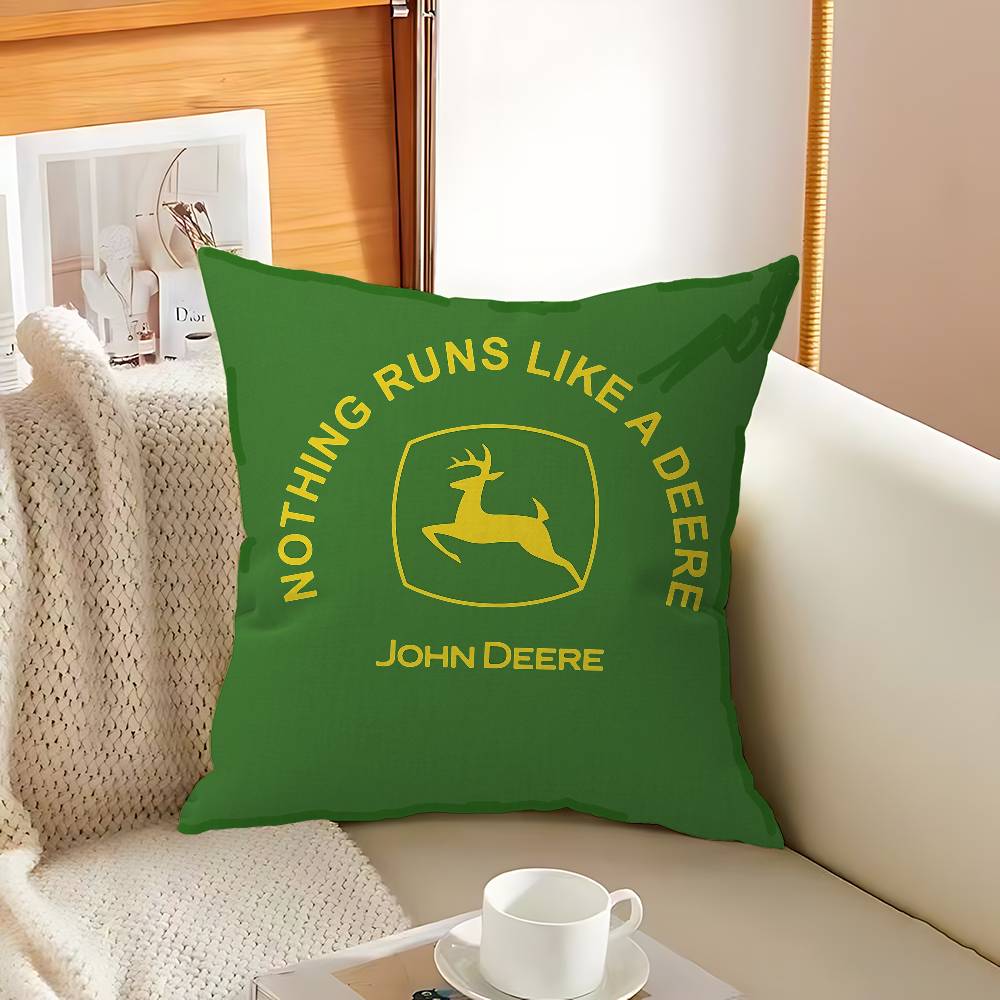J-John-Deere 로고 메이플 디자인 쿠션 커버  - Home Decor Logo Design 리뷰 및 가격