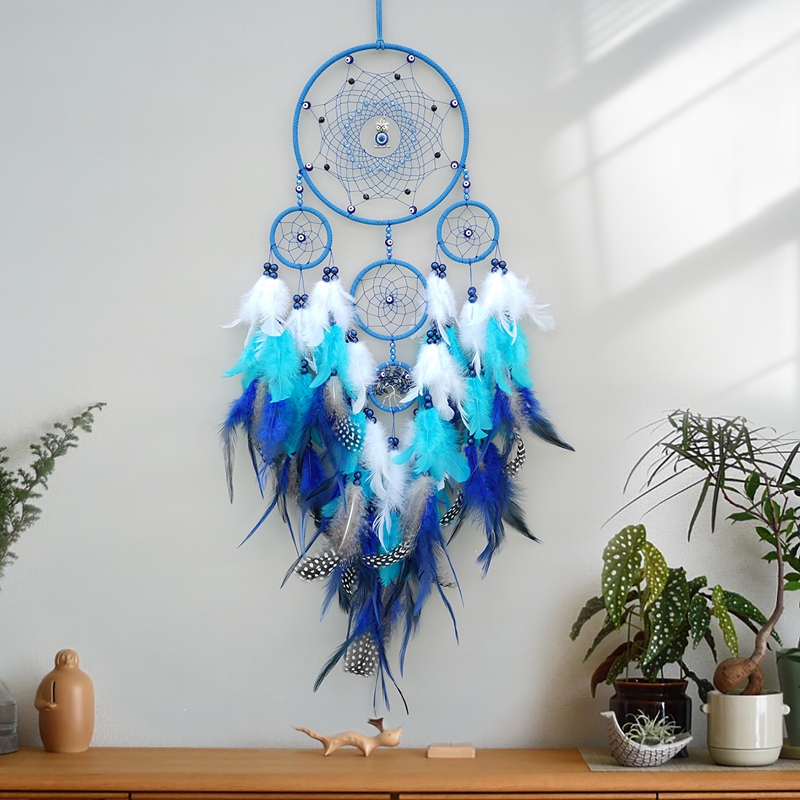 보헤미안 드림캐쳐 벽 장식 풍경종 2색 수제 깃털 거실 - Boho Wind Chimes 리뷰 및 가격