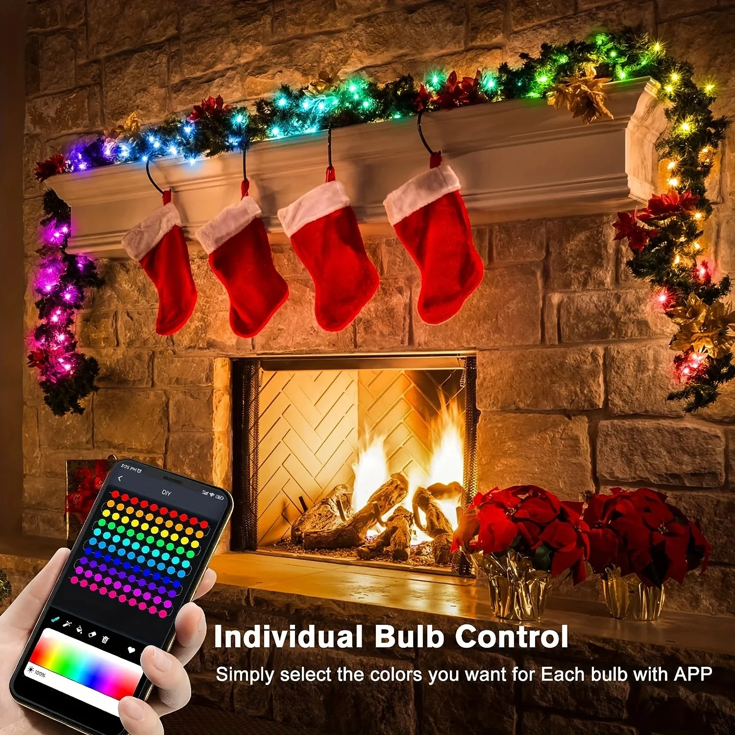 드림 컬러 WS2812B LED 스트링 조명 RGBIC - Home Decor App Free 리뷰 및 가격