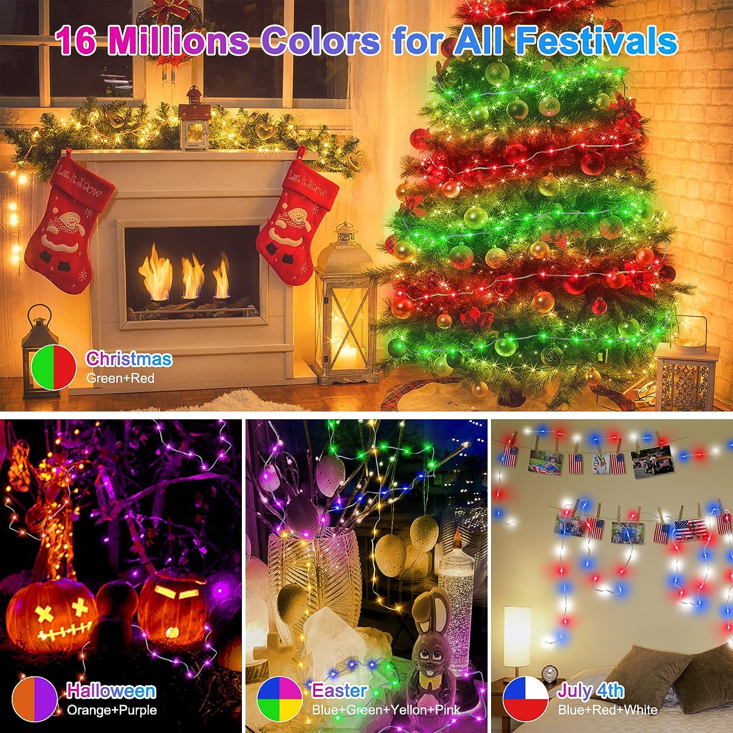 드림 컬러 WS2812B LED 스트링 조명 RGBIC - Home Decor App Free 리뷰 및 가격