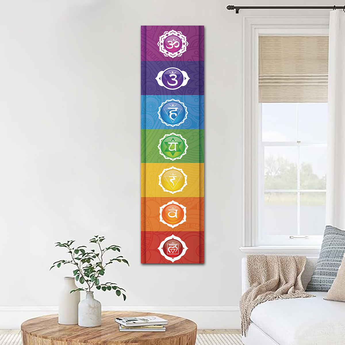 다채로운 요소 태피스트리 차크라 요가 명상 장식 벽걸이 - Home Decor Yoga 리뷰 및 가격